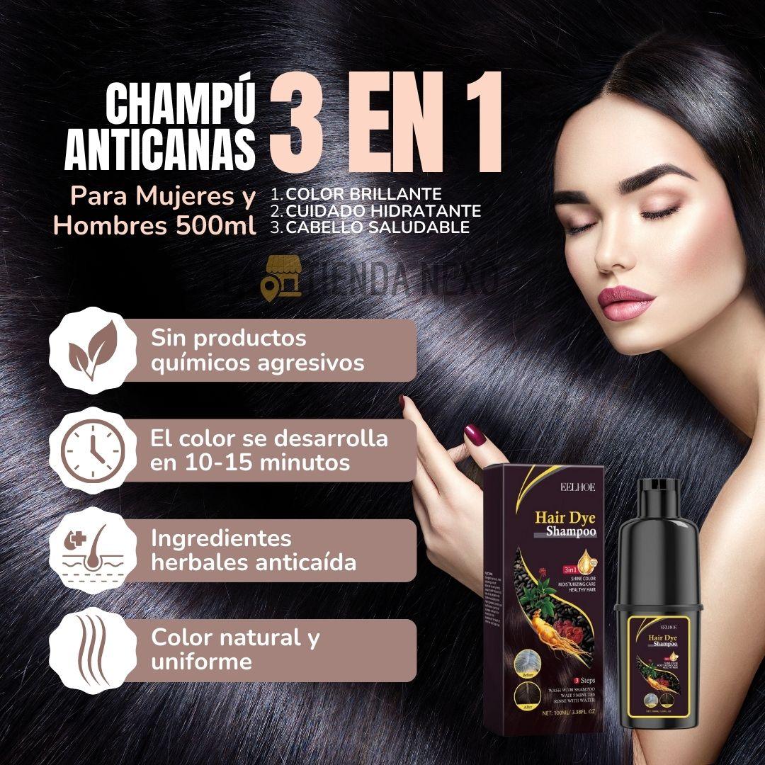 2x1 Champú AntiCanas HairDye 100ml - Para Mujeres y Hombres